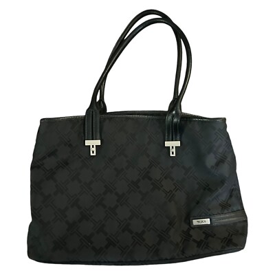 お値下げ Tumi Signature Collection ショルダーバッグ Tumi The Signature Collection Shoulder Bag Tote Black Monogram