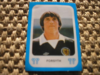 Tom Forsyth Motherwell Rangers Scotland Argentina 1978 Football Card Ex ...