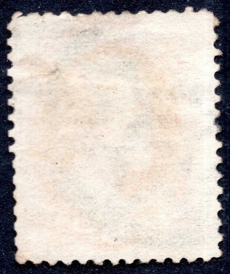 US 1870 SCOTT #148 BROWN CARMINE FANCY STAR-IN-STAR CANCEL LARGE MARGINS - Image 2 of 2