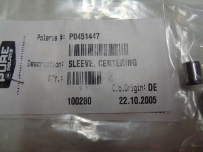 NOS Polaris Brand Lot of 2 Sleeve Centering FS FST MSX IQ LX 0451447