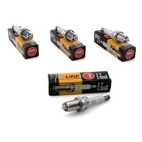 4X NGK ZüNdkerze V-Line 30 6343 BKR6EQUP FüR Audi A6 C5 BMW E46 E39 Mini R50 R52