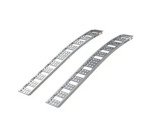 YUTRAX 90” Folding Arched Ramps, High-Strength Aluminum, 1500 lb Capacity 