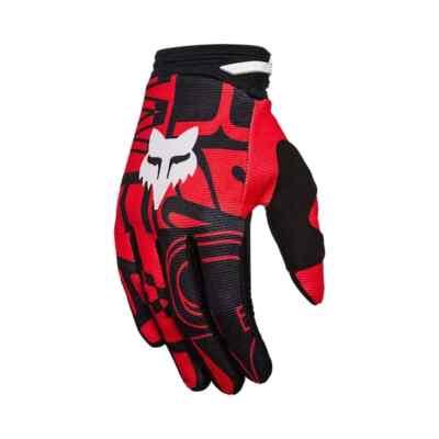 New Fox Racing Youth 180 Race Spec Gloves, Flo Red, Youth X-Small, 33126-110-YXS
