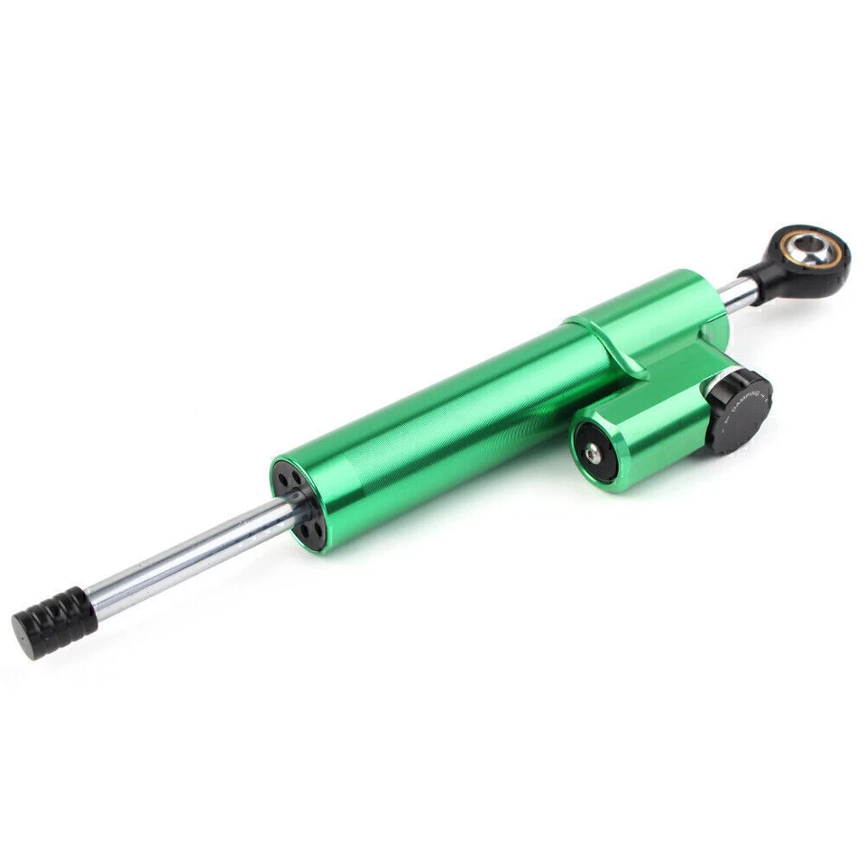 Amortiguador de dirección verde estabilizador para Kawasaki Ninja 250 2008-2012 2009 2010 2011 Foto 3 de 4