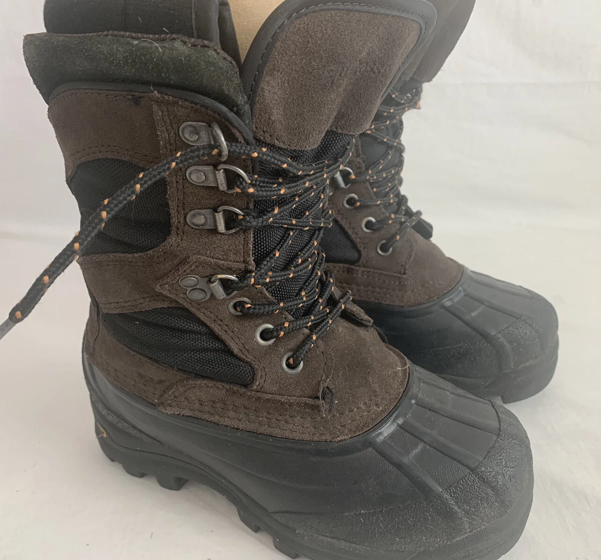 Lacrosse Iceman Boots Snow Felt Insulated Ice Fishing Brown 600210 Men’s  Size 7