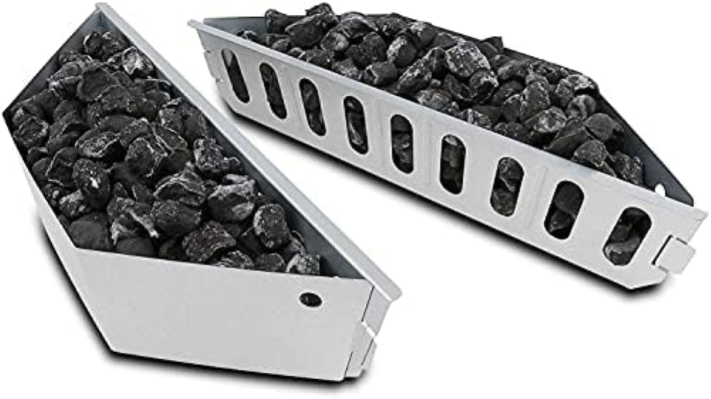 Cestini per Carbonella per Griglie a Carbone Weber da 57cm, Supporti per Carbone