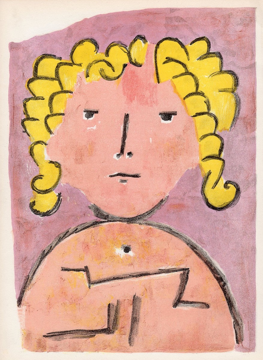 Delightful 1939 PAUL KLEE Original Color Lithograph 