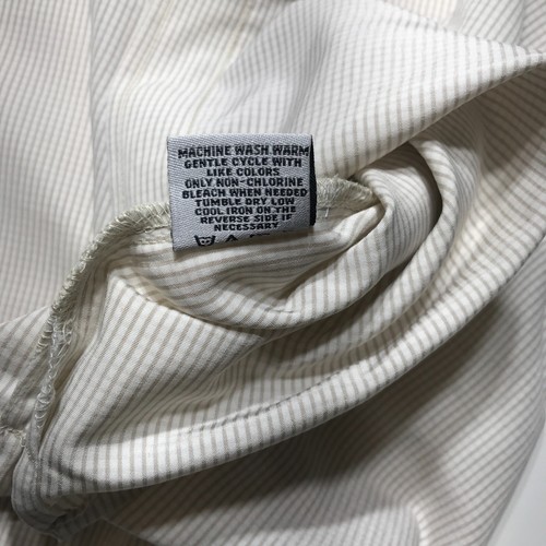 Eighty Eight Button Down Shirt Mens Size XL Tan Check Short Sleeve Polyester - Picture 9 of 13