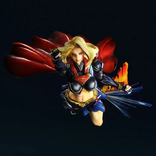 Justice League Play Arts Kai SUPERGIRL Action Figure Collection Gift Boxed 25 Cm - Picture 5 of 7
