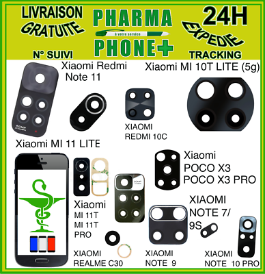 Note 10 Lite Mi 10t Camera Glass CAMERA LENS GLASS BACK COVER FOR