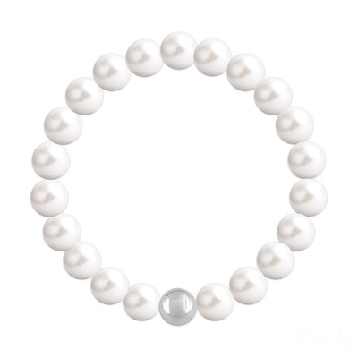 Bracelet Nacre Blanche – Argent 925/1000 – Neuf Avec étiquettes
