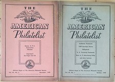American Philatelist Magazine -  1949, Volume 63 October, November.