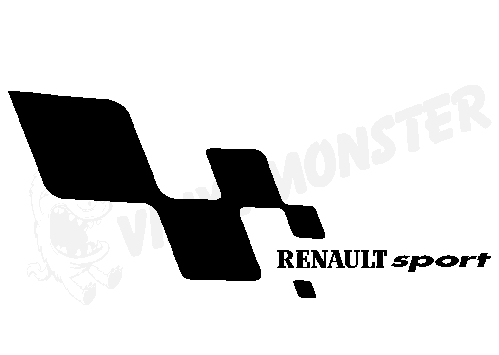 1 sticker RENAULT SPORT Nürburgring 8cm pour Clio Twingo Megane Captur