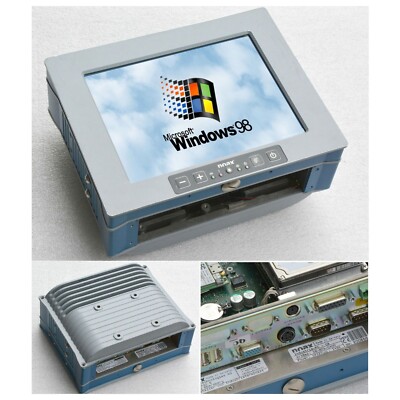 NOAX COMPUTER 8'' 21cm TOUCHSCREEN C8-N7A-C400 2x RS-232 40GB 12V NT WINDOWS 98