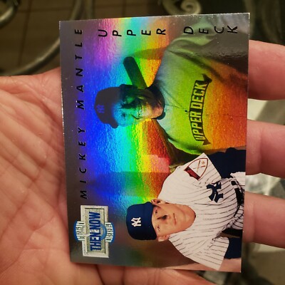 1993 Upperdeck Then And Now Hologram Mickey Mantle # 17