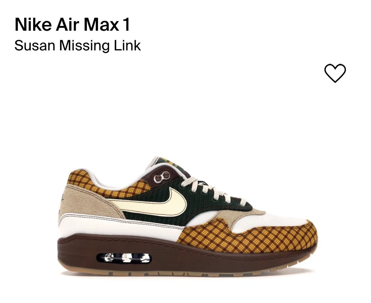 Nike Air Max 1 Missing Link Susan 2019 CK6643 100 Size 12 eBay
