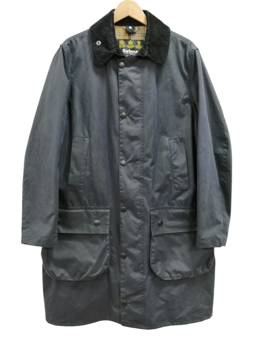 Barbour Waxed Cotton Sl Border Jacket Size 40 Men's Outdoor