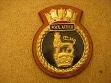 Royal Navy HMS Royal Arthur ships crest