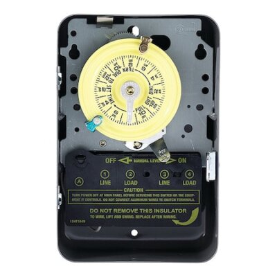 Intermatic T103 Electromechanical Timer,24 Hour,Dpst