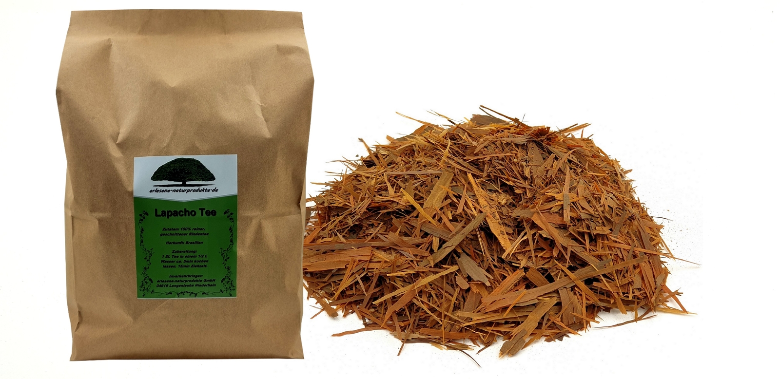 Lapacho Tee 1kg 100% Lapachorinde geschnitten innerer roter Rindentee Lapachotee