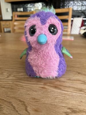 Hatchimals lila, rosa Penguala Pinguin Vogel interaktives Plüschtier Haustier