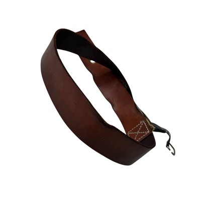 Bed Stu Brown Distressed Leather Double O-Ring Belt M Boho Artisan Statement NWT Dreamweaver – Bed|Stü main image 4