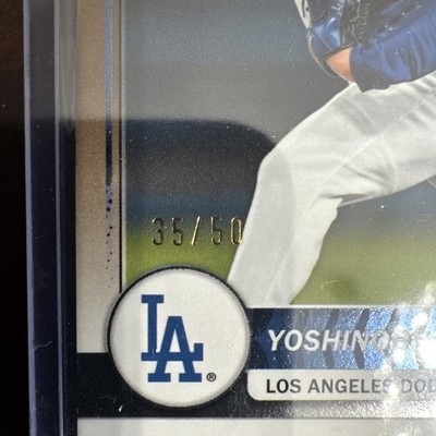 2026 Topps Flagship GOLD Yoshinobu Yamamoto #35/50 Rare Dodgers SP 