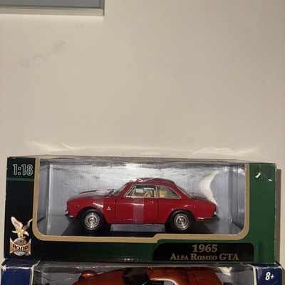 1965 Alfa Romeo Giulia Sprint GTA Model Red Road Signature Deluxe New In Box