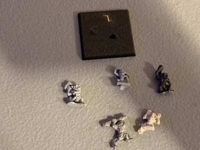 A40564 WARHAMMER FANTASY AOS 40K OLD ORCS GOBLINS METAL RARE SNOTLINGS 5 PACK