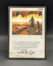 Magic MTG - Fire and Brimstone - The Dark - Jeff A. Menges Gold Autograph - LP