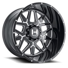 20x10 Hostile H128 Diablo Blade Cut Blk Milled Wheels 8x6.5 -19mm Set Of 4 20x10 Hostile H128 Diablo Blade Cut Blk Milled Wheels 8x6.5 -19mm Set Of 4