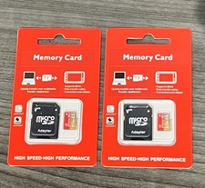 512GB MicroSD Memory Card with a full-size SD adapter - Two PCS, Total 1 TB