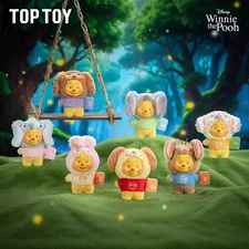 TOPTOY Disney Winnie The Pooh animal storyook Series Blind Box Confirmed Figures