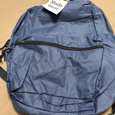 Moda West Kids Backpack Padded Straps with Front Zipper Pocket Blue