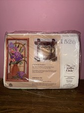The Creative Circle Embroidery Kit; "EARLY IRIS 1526 VTG'80s NEW  Sealed 1987
