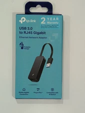NEW SEALED TP-Link USB 3.0 to RJ45 Gigabit Ethernet Adapter Foldable UE306