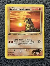 Brock's Sandshrew 72/132 Gym Heroes - 1st Edition on eBay