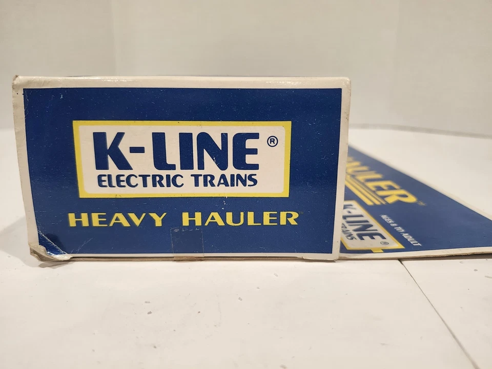 K-Line Heavy Hauler “K-Line Electric Train” Black Die Cast Truck Trailer LN CIB - Image 2 of 4