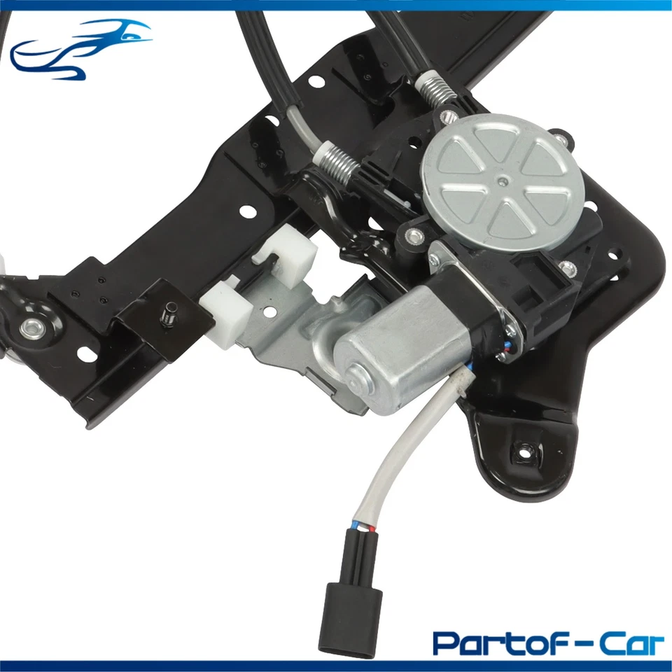 Rear Left Side Power Window Regulator w/ Motor For Chevy Silverado GMC Sierra - Image 3 of 4