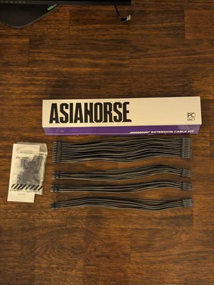 ASIAHORSE 16AWG PSU Cable Extension Power Cords, Customized Power Supply Mod Sle