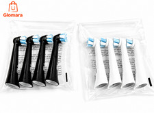 OEM Oral-B iO Replacement Brush Heads 8 Pack White Black Toothbrush Refills Bulk
