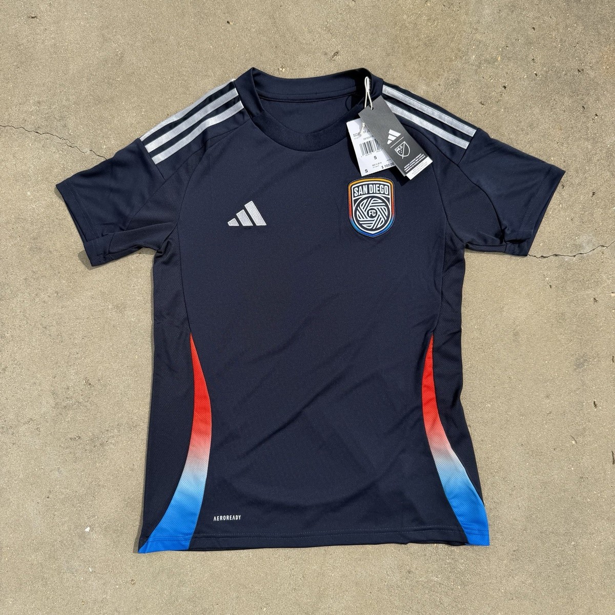 Adidas San Diego FC Official Soccer Jersey Navy Blue Size Small | eBay