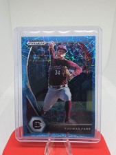 2021 Panini Prizm Draft Picks Thomas Farr - Blue Velocity Prizm PDP150