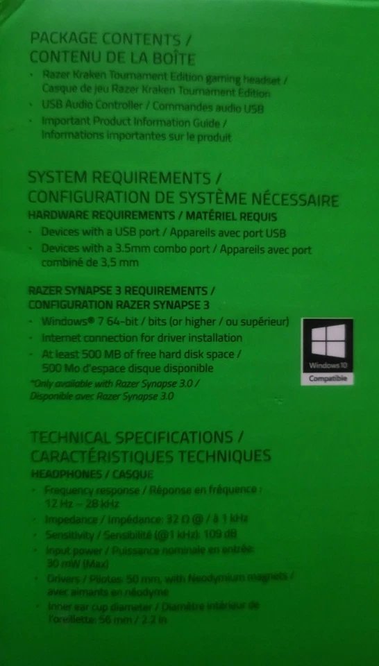 Razer Kraken Tournament Edition - Image 3 of 4