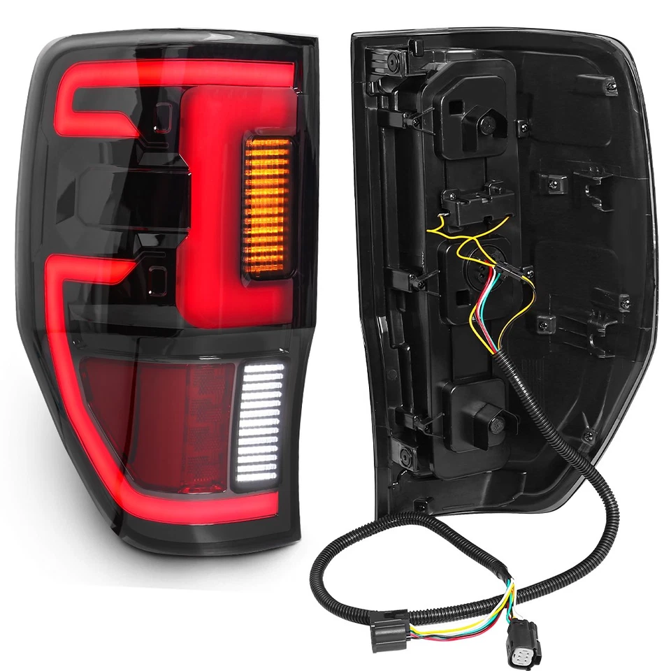 Luz trasera LED ahumada izquierda y derecha para Ford Ranger XLT XL 2012-2018 Foto 2 de 4