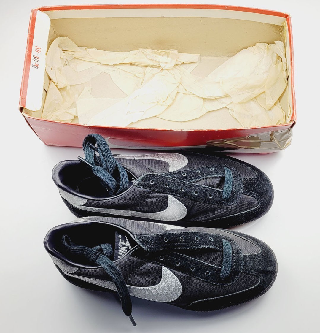 1982 Nike Dasher Deadstock VTG 80s Unworn Vintage NOS No Lid Black