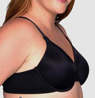 NWT Vanity Fair Black Full Figure Back Smoothing Bra, 4 Way Stretch Fabric 40DDD — photo 3