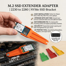 M.2 NVMe SSD Adapter Extension Bracket 2230 2242 2260 To 2280 Length Extender