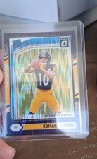 2024 Panini Donruss Optic - Rated Rookie Roman Wilson #285 Purple Shock Prizm...