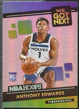Anthony Edwards Rookie Card 2020-21 Hoops We Got Next Holo #1 